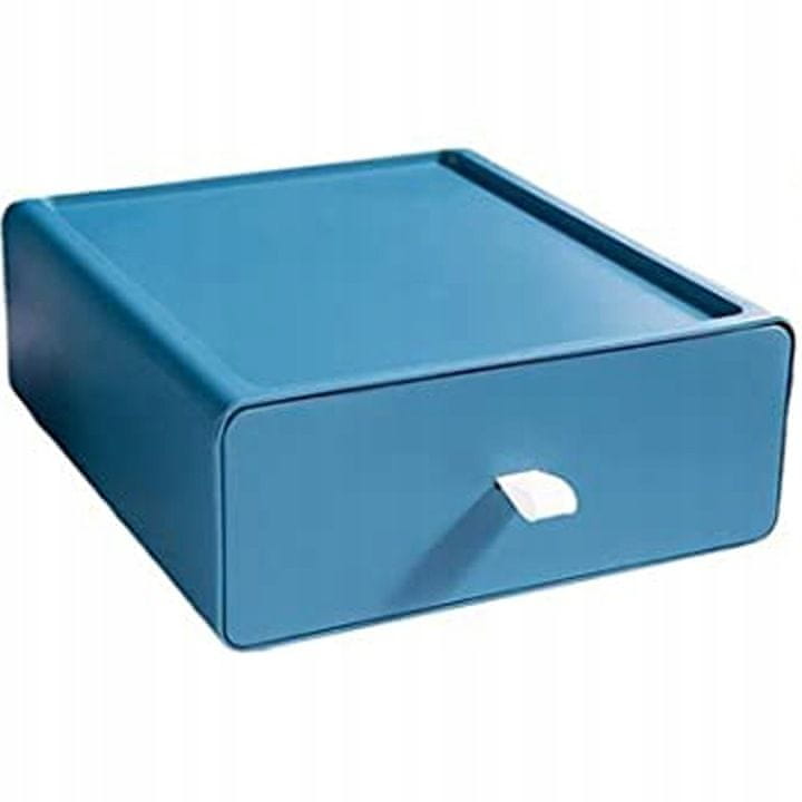 Korbi Zásuvka s organizérom na drobné predmety, modrá
